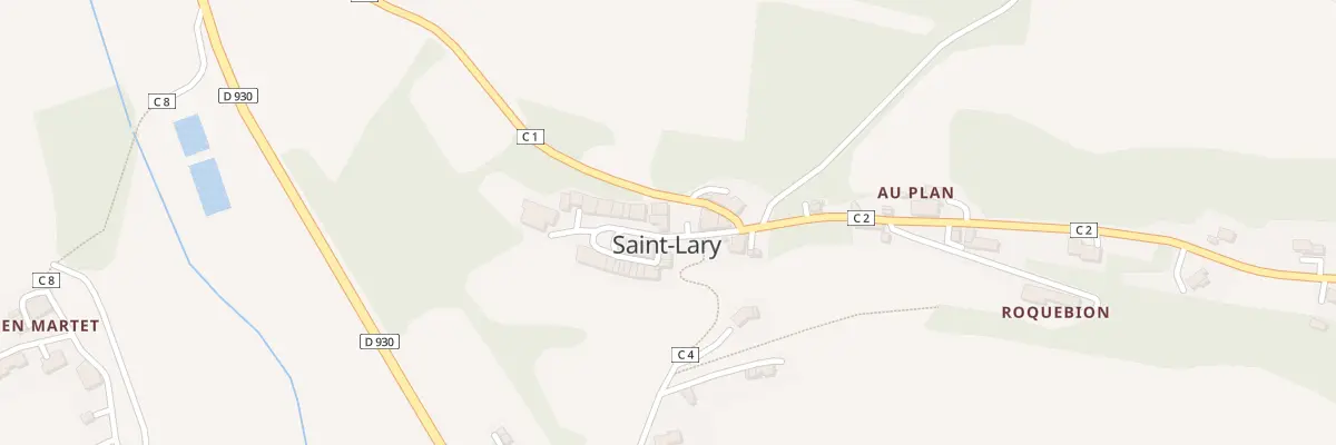 Plan du 172 Pl du Village Castral à Saint-Lary