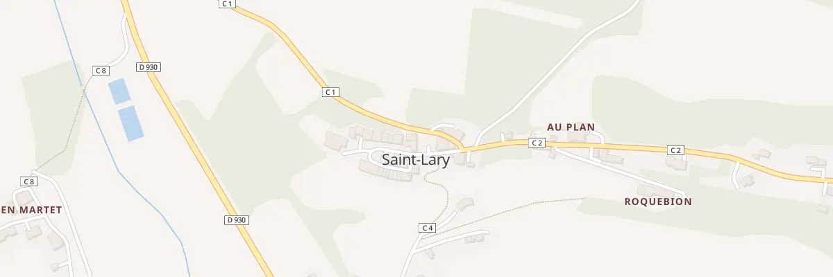 Plan du 5129 Pl du Village Castral à Saint-Lary