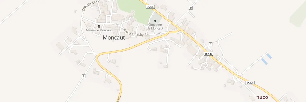 Plan du 73 Che des Coustous à Moncaut