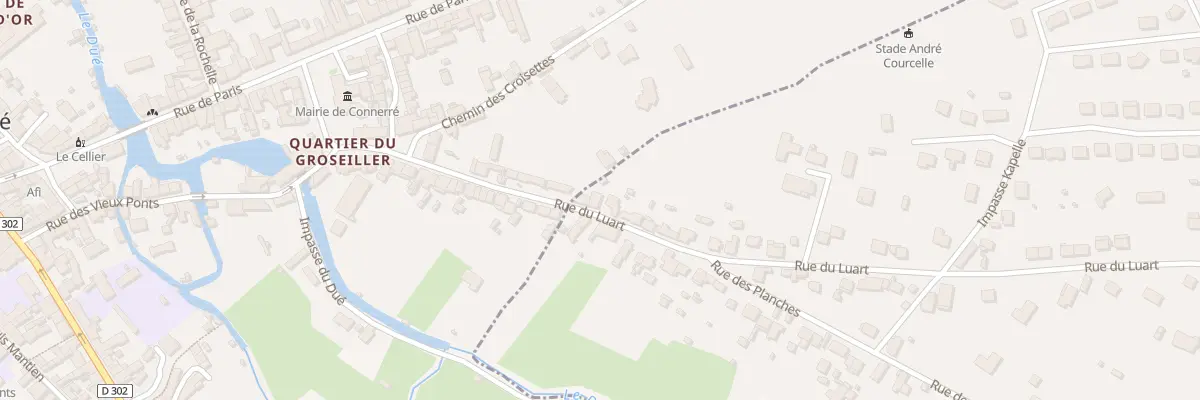 Plan du 11 Rue du Luart à Duneau