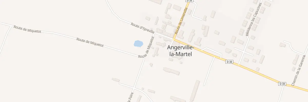 Plan du 3 Le Bourg à Angerville-la-Martel