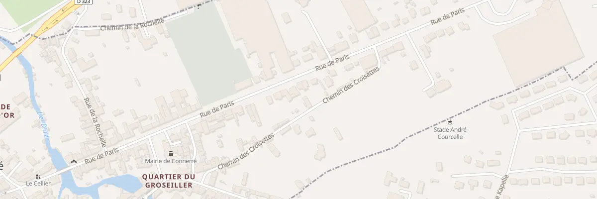 Plan du 80 Rue de Paris à Connerré