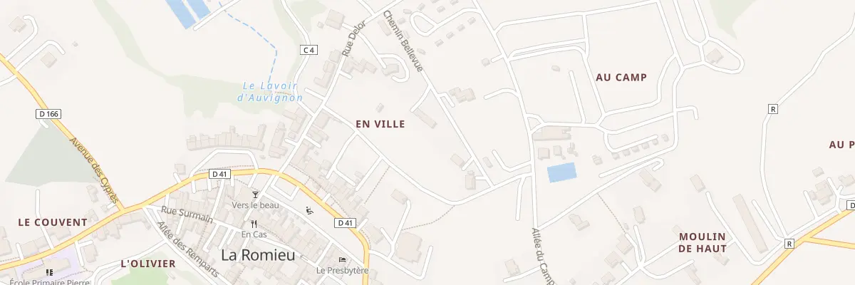 Plan du 3 Chem Bellevue à La Romieu