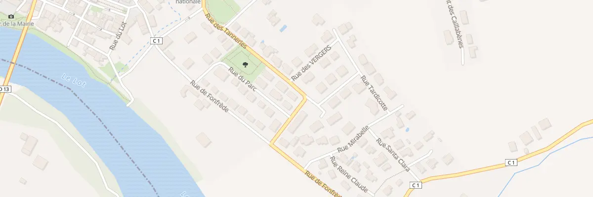 Plan du 12 Rue des Tanneries à Castelmoron-sur-Lot