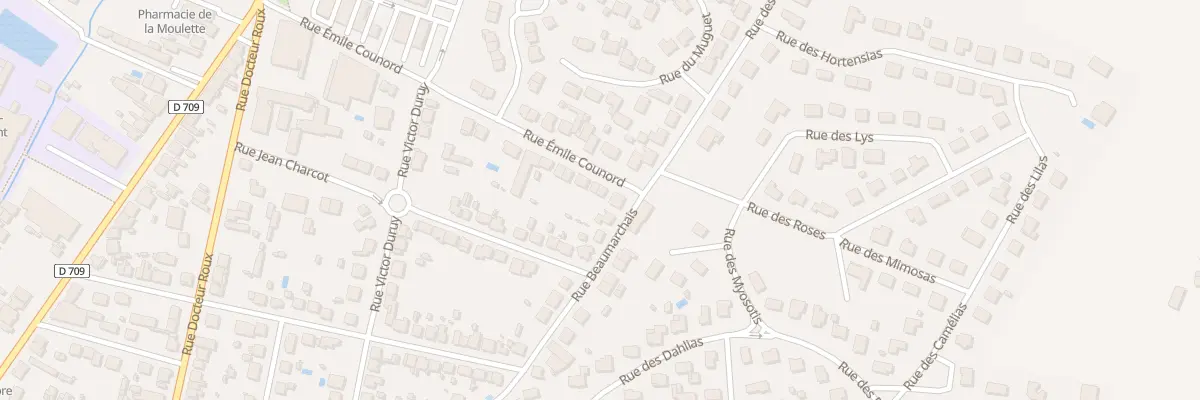 Plan du 4 Rue Emile Counord à Bergerac