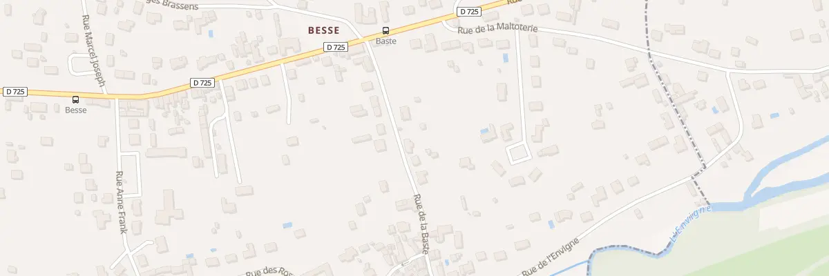 Plan du 26 Rue de la Baste à Thuré