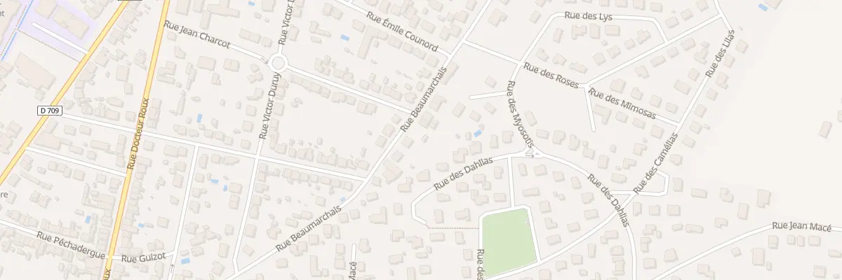 Plan du 51 Rue Beaumarchais à Bergerac