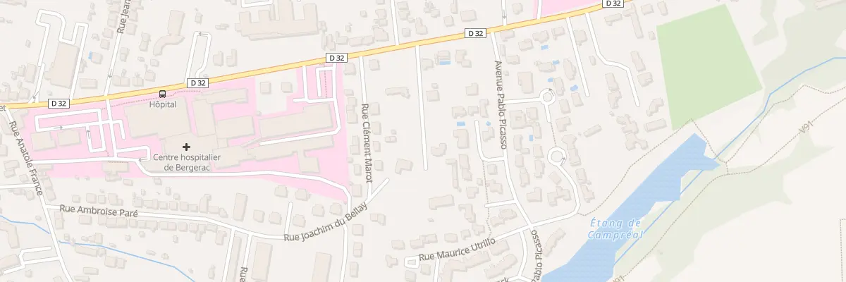 Plan du 31T Rue du Professeur Calmette à Bergerac