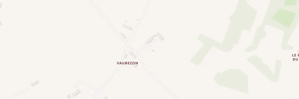 Plan du 1 Village de Vobezon à Saint-Ouen-de-Sécherouvre