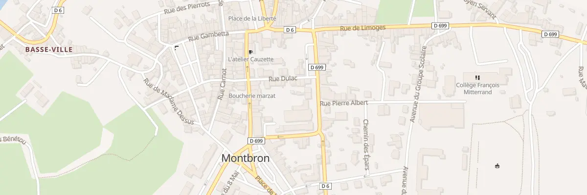 Plan du 5934 Pl Naud à Montbron