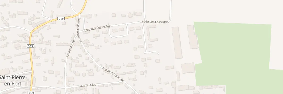 Plan du 12 All des Epincelles à Saint-Pierre-en-Port