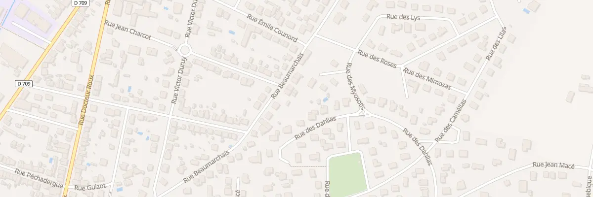 Plan du 53 Rue Beaumarchais à Bergerac