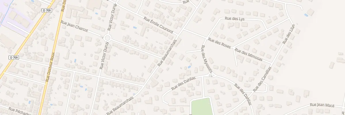 Plan du 57 Rue Beaumarchais à Bergerac