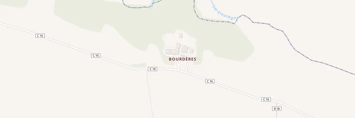 Plan du 5137 Bourderes à Lavardens