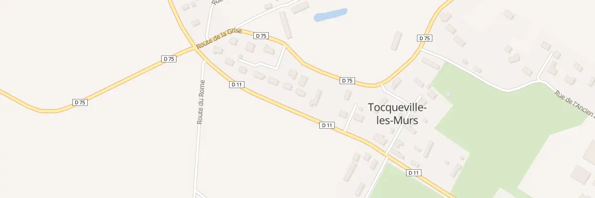 Plan du 22 Rte de la Flamme Olympique à Tocqueville-les-Murs
