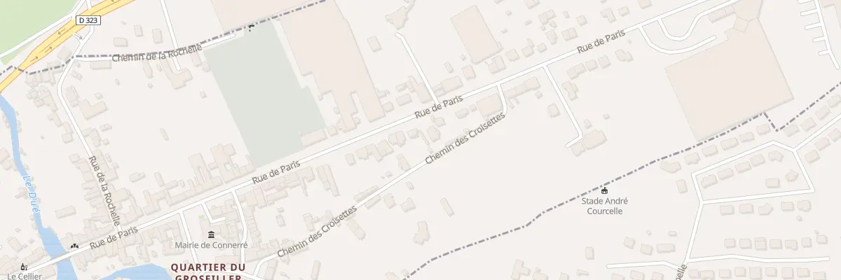Plan du 86 Rue de Paris à Connerré