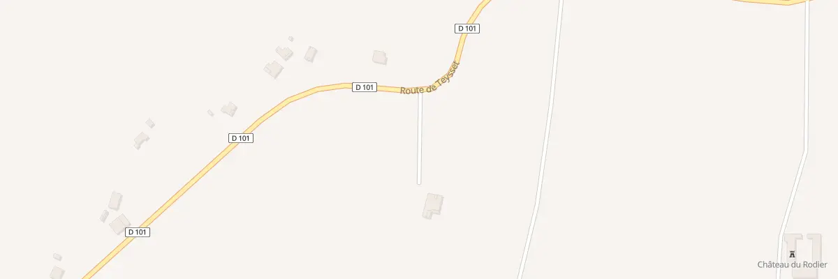 Plan du 1537 Rte de Teysset à Monclar