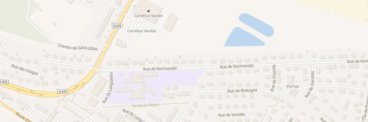 Plan du 58 Rue de Normandie à Pont-Audemer