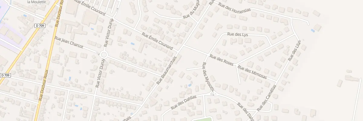 Plan du 59B Rue Beaumarchais à Bergerac