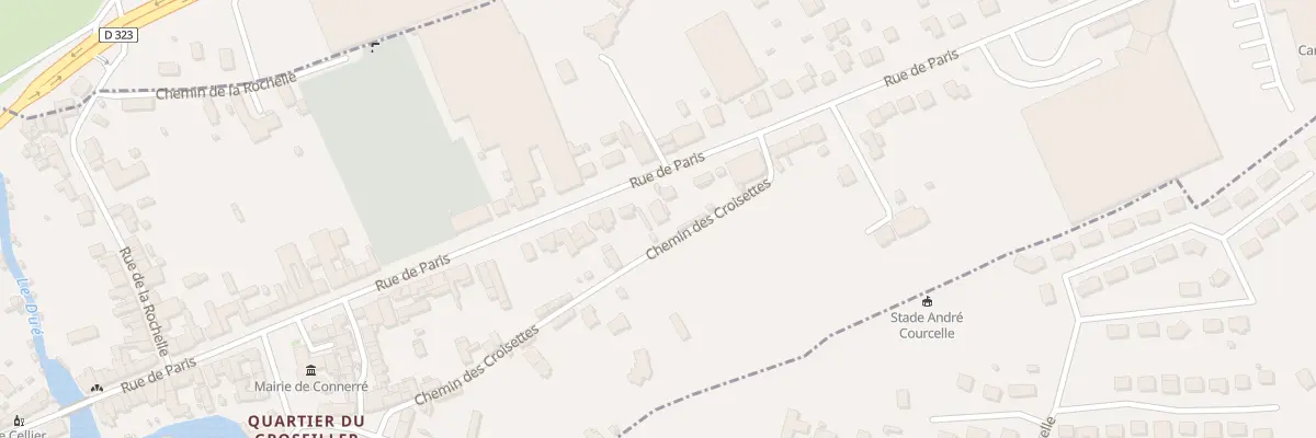 Plan du 88 Rue de Paris à Connerré