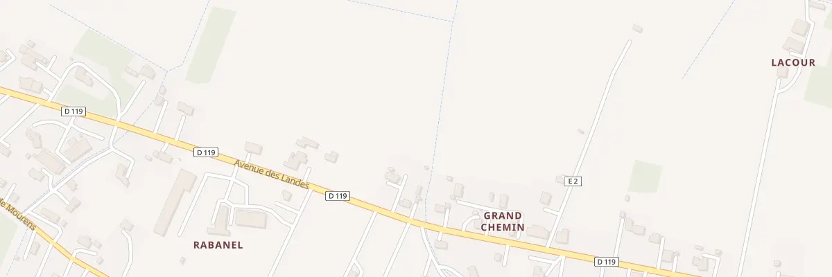 Plan du 984 Av des Landes à Sérignac-sur-Garonne