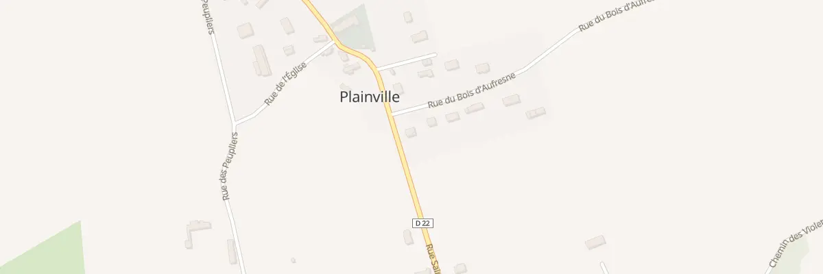 Plan du 26 Rue du Bois d’Aufresne à Plainville