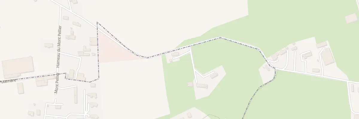 Plan du 5232 Le Mont Pelier à Gruchet-le-Valasse