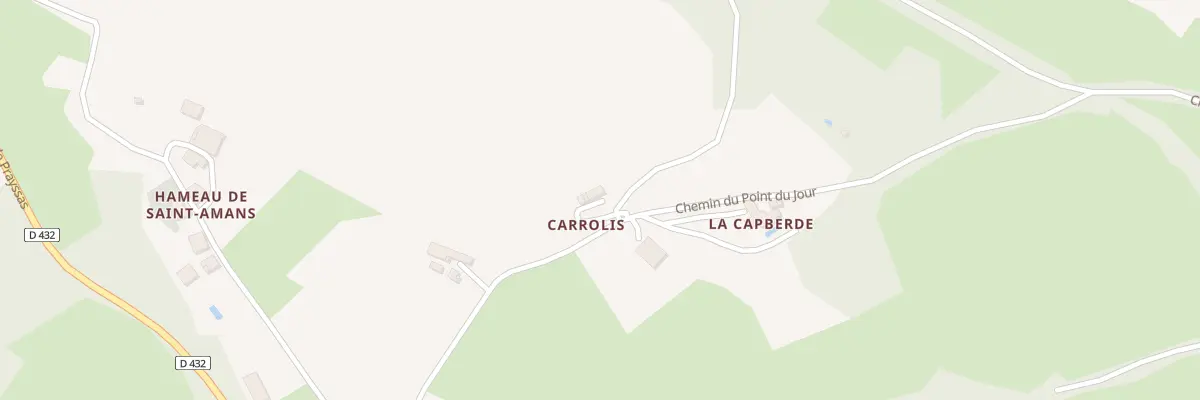 Plan du 93 Carrolis à Saint-Sardos