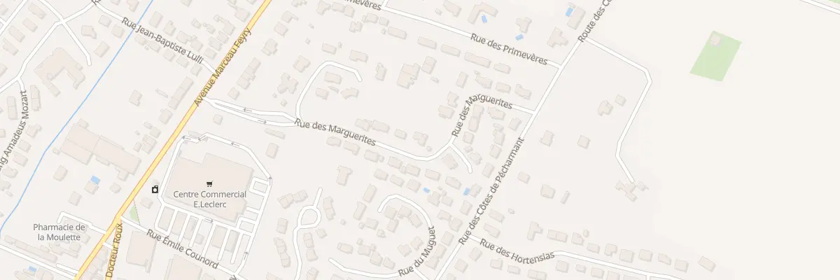 Plan du 8 Rue des Marguerites à Bergerac