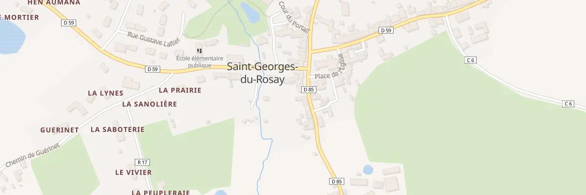 Plan du 4 Rte de la Bosse à Saint-Georges-du-Rosay