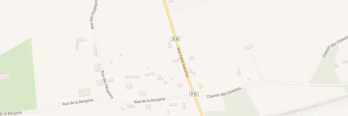 Plan du 318 Rue Saint Saturnin à Plainville