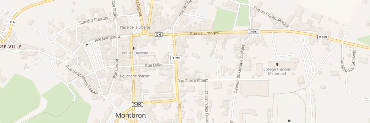 Plan du 5 Pl Naud à Montbron