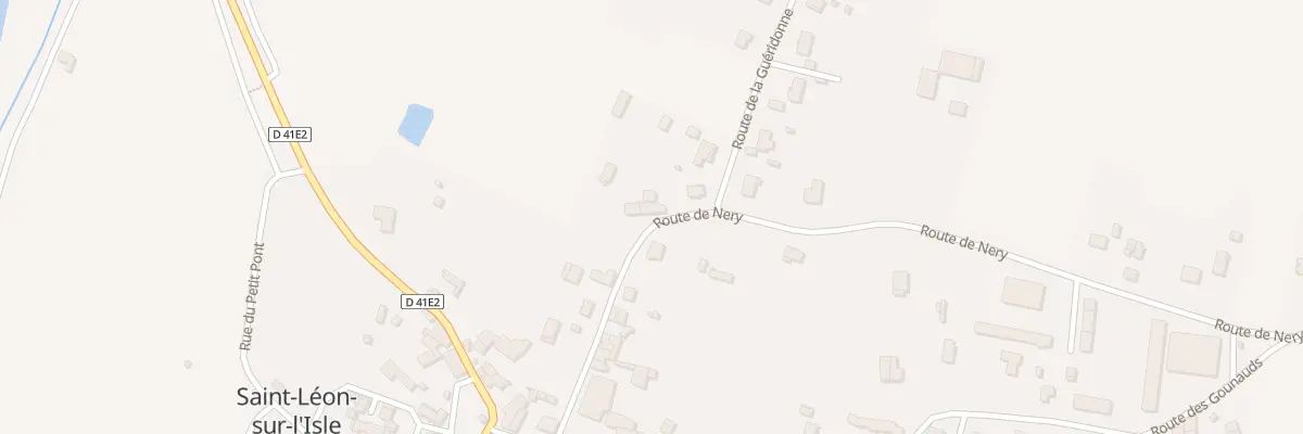 Plan du 197 Rte de Nery à Saint-Léon-sur-l’Isle