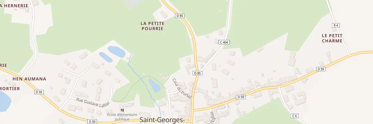 Plan du 3 Rte de Nogent à Saint-Georges-du-Rosay