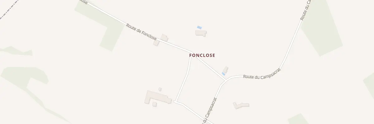 Plan de Fonclose à Saint-Capraise-d’Eymet