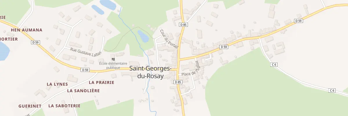Plan du 17 Pl de L Eglise à Saint-Georges-du-Rosay