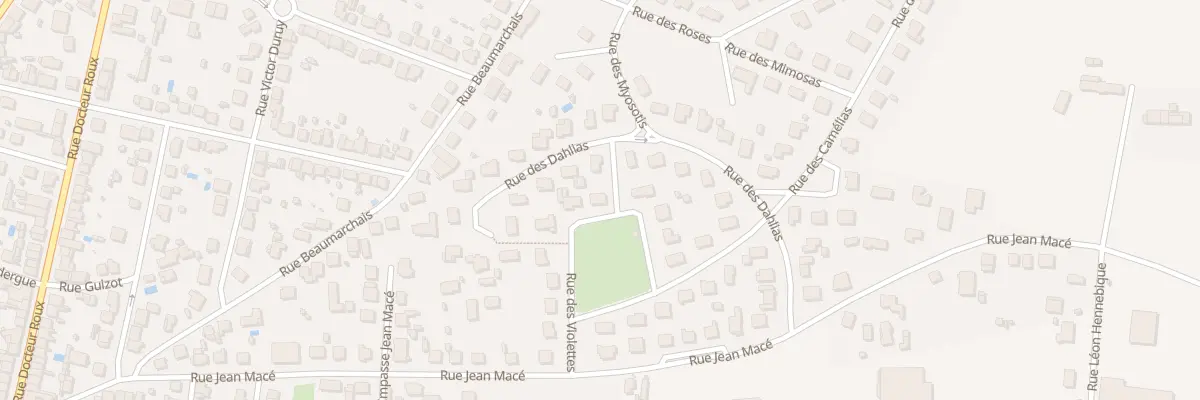 Plan du 16 Rue des Violettes à Bergerac