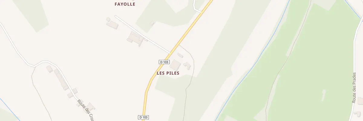 Plan du 3313 Rte du Château à Tocane-Saint-Apre