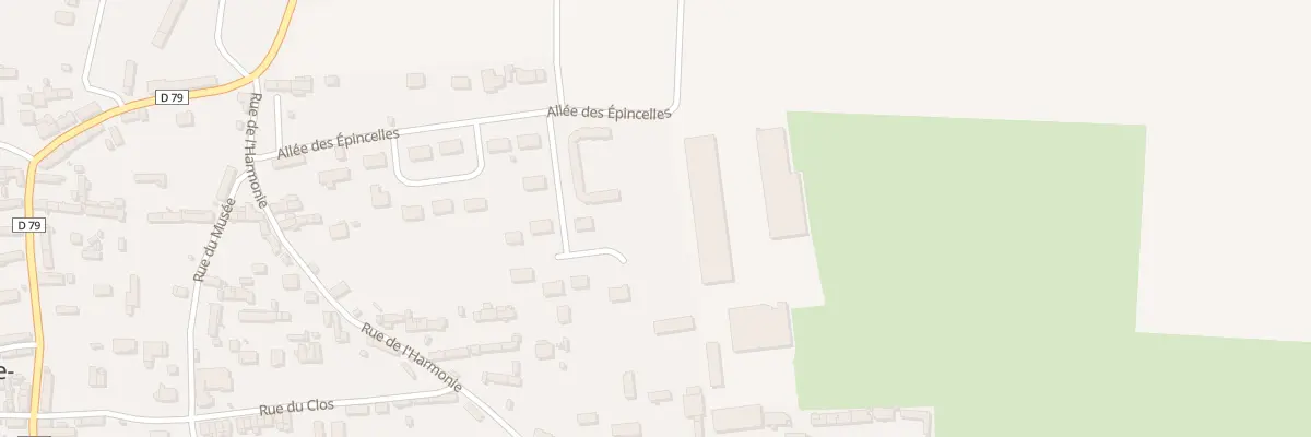 Plan du 214 All des Epincelles à Saint-Pierre-en-Port