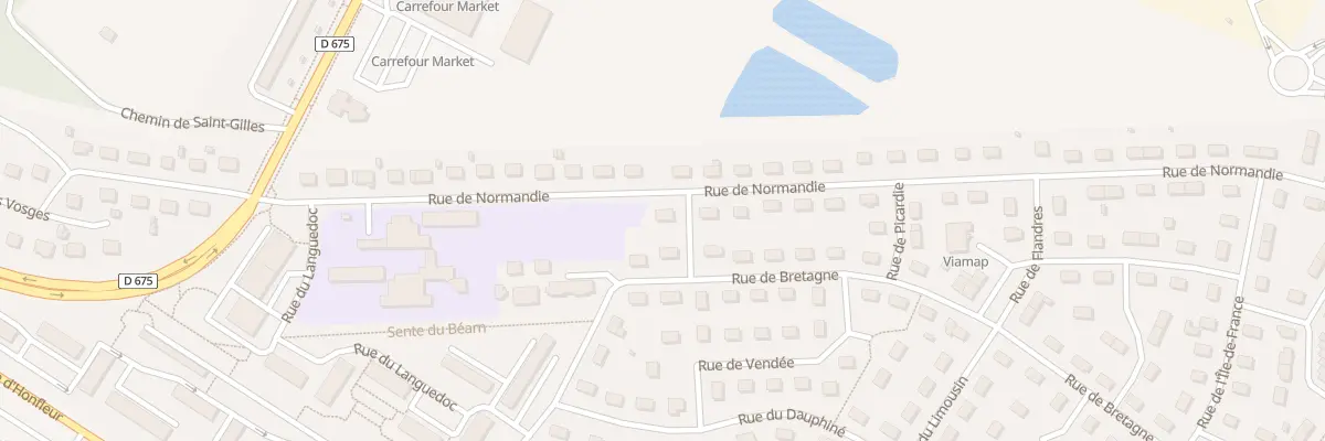Plan du 2 Rue d’Anjou à Pont-Audemer