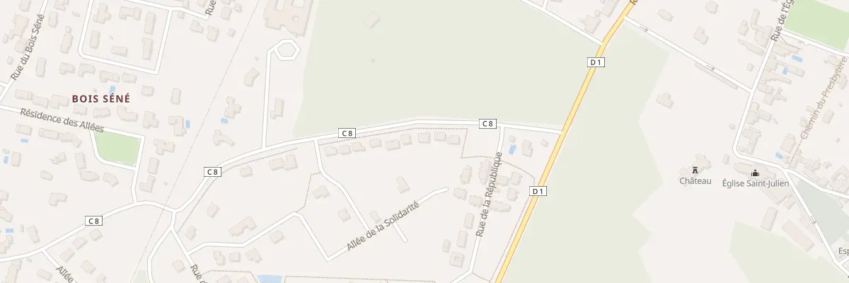 Plan du 8 Rte de Puygiron à Saint-Julien-l’Ars
