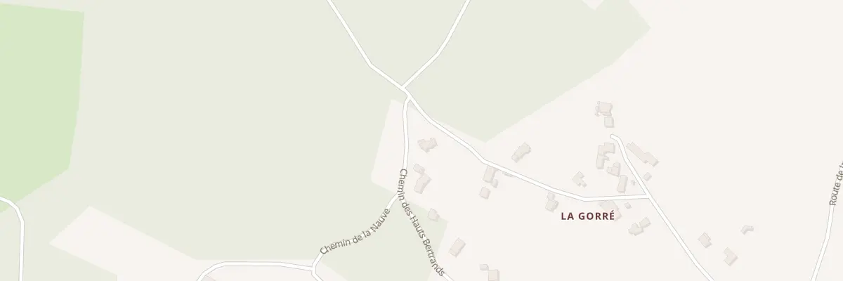 Plan du 1329 Le Gorre à Neuvic
