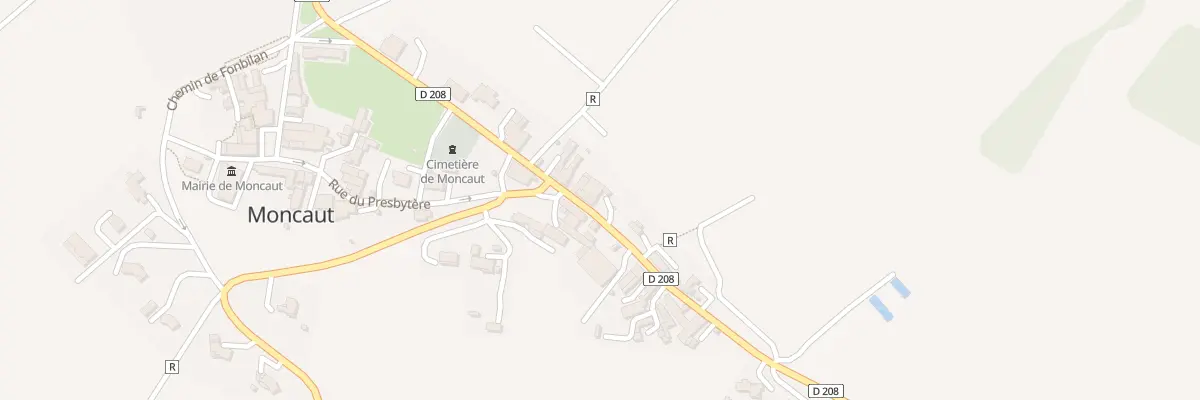 Plan du 943 Rte du Moulin à Moncaut