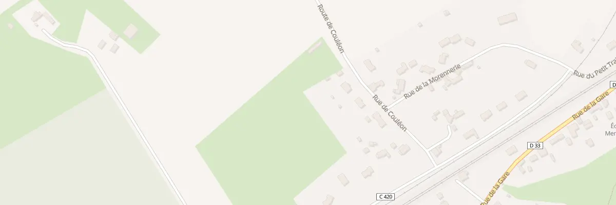 Plan du 11 Rue de Couléon à Beillé