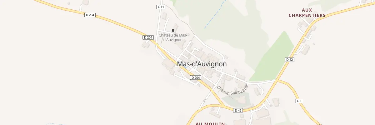 Plan du 10 Rue des Remparts à Mas-d’Auvignon