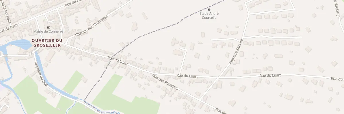 Plan du 29B Rue du Luart à Duneau