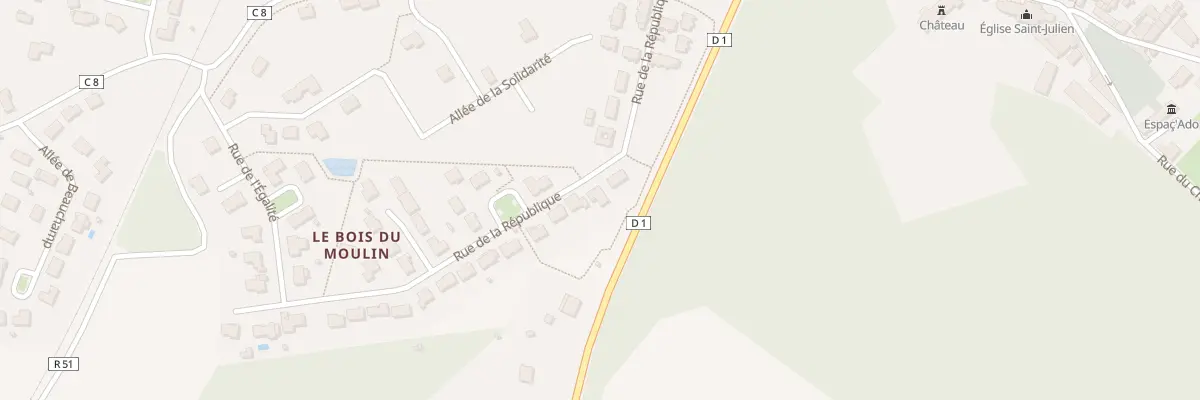 Plan du 9 Rue de la République à Saint-Julien-l’Ars