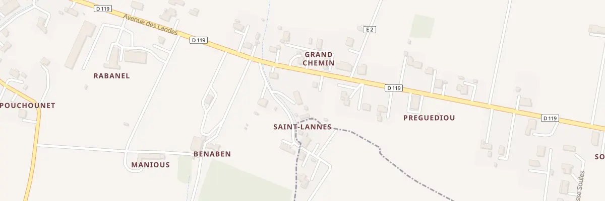 Plan du 1 Che Saint Lannes à Sérignac-sur-Garonne