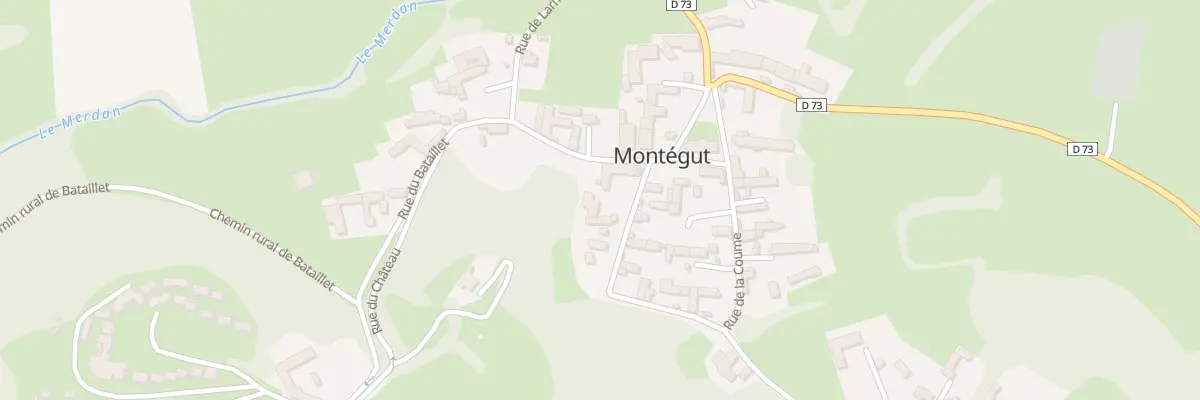 Plan du 3 Rue de la Mairie à Montégut