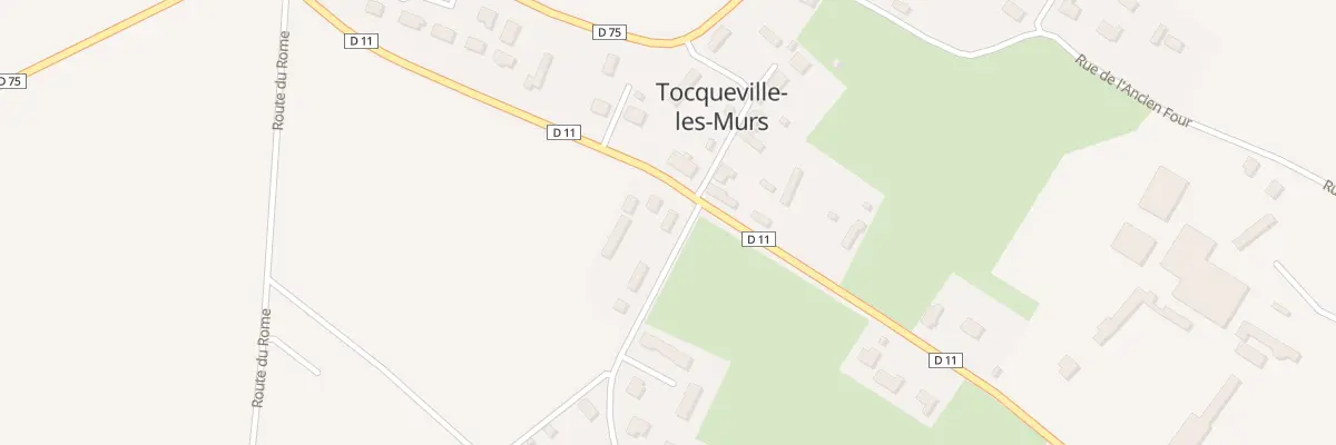 Plan du 1 Rue de la Forge à Tocqueville-les-Murs